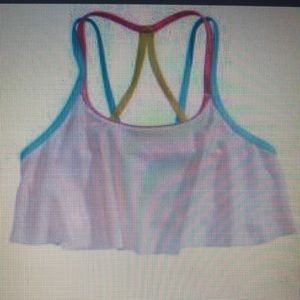 Ideology Big Girls 2-Pc. Pastel Flounce Swim Tops